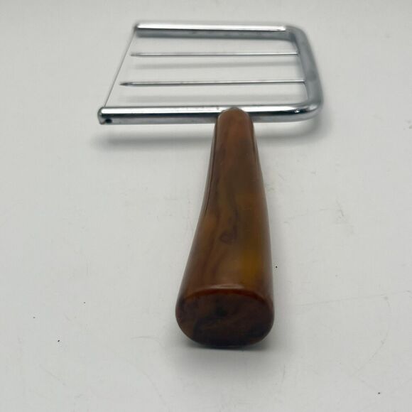 Vintage Wire Cheese Slicer Stainless Steel Bakelite Handle Charcuterie Board EUC - Picture 16 of 16